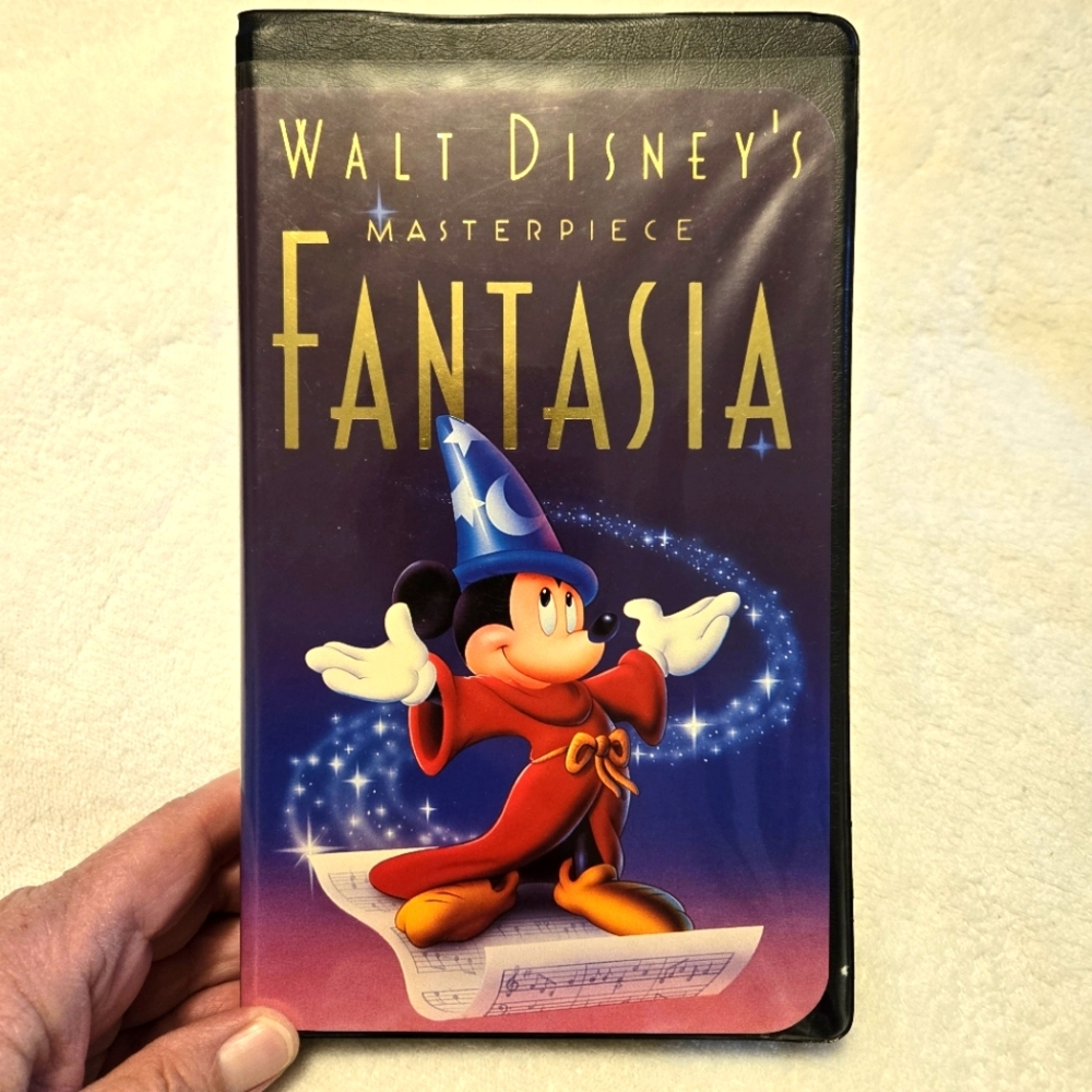 Walt Disney's Masterpiece Fantasia Vintage VHS Tape 1992 Rated G